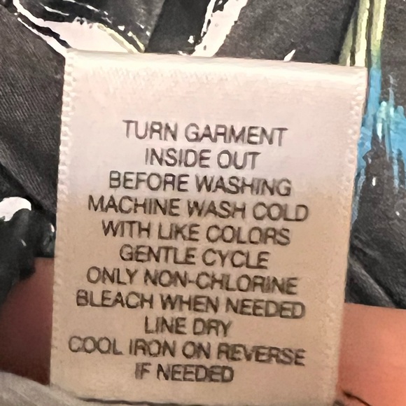 Trixxi Strapless Mini Dress Peacock Feather Print Pockets Zipper Back Size 5 - Picture 6 of 9